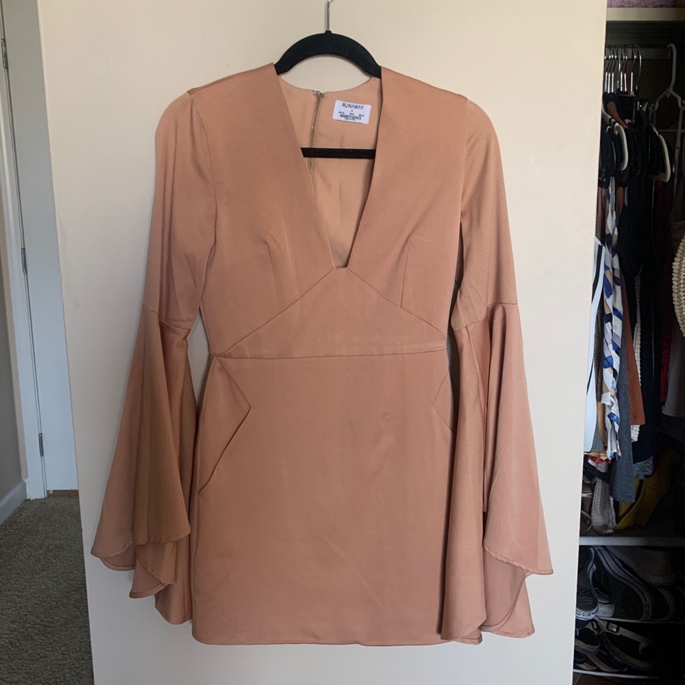 Bell Sleeve Mini Dress